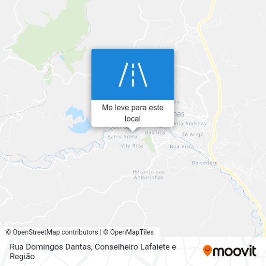 Rua Domingos Dantas mapa
