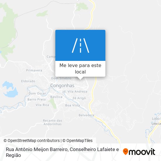 Rua Antônio Meijon Barreiro mapa