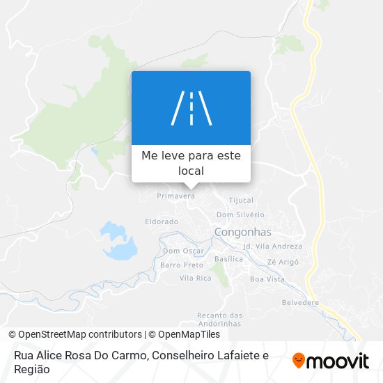 Rua Alice Rosa Do Carmo mapa