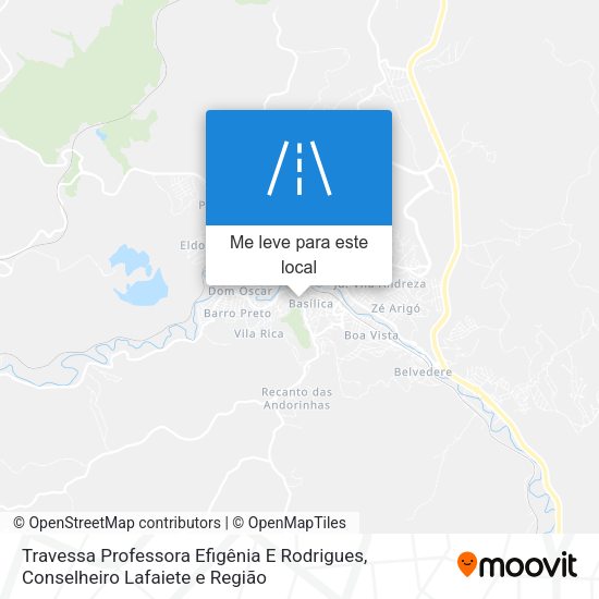 Travessa Professora Efigênia E Rodrigues mapa
