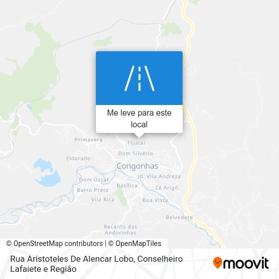 Rua Aristoteles De Alencar Lobo mapa