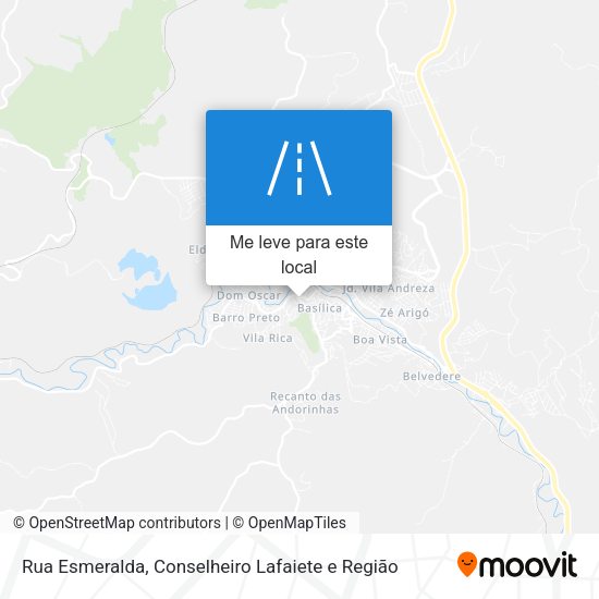 Rua Esmeralda mapa