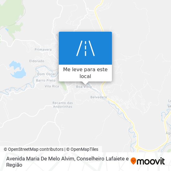 Avenida Maria De Melo Alvim mapa