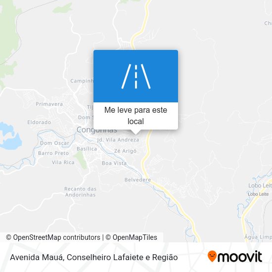 Avenida Mauá mapa