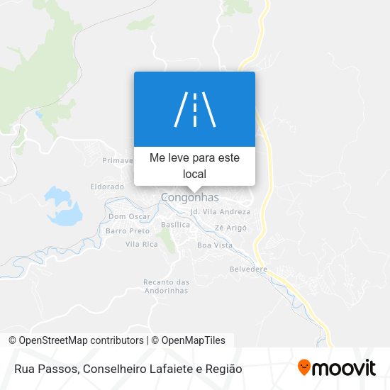 Rua Passos mapa