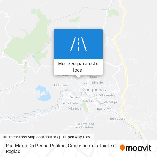 Rua Maria Da Penha Paulino mapa