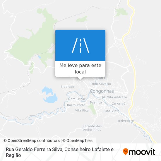Rua Geraldo Ferreira Silva mapa