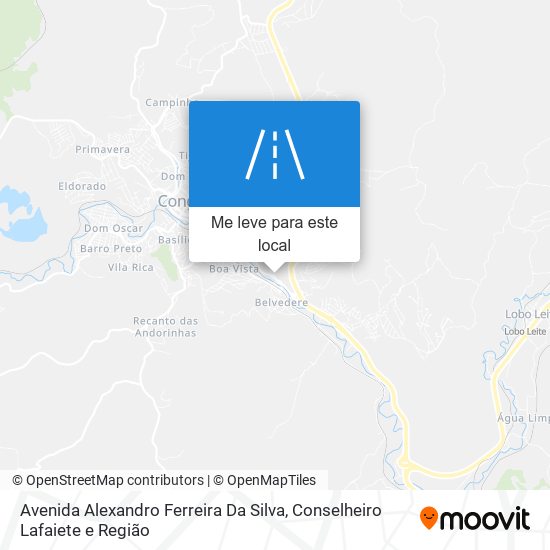 Avenida Alexandro Ferreira Da Silva mapa