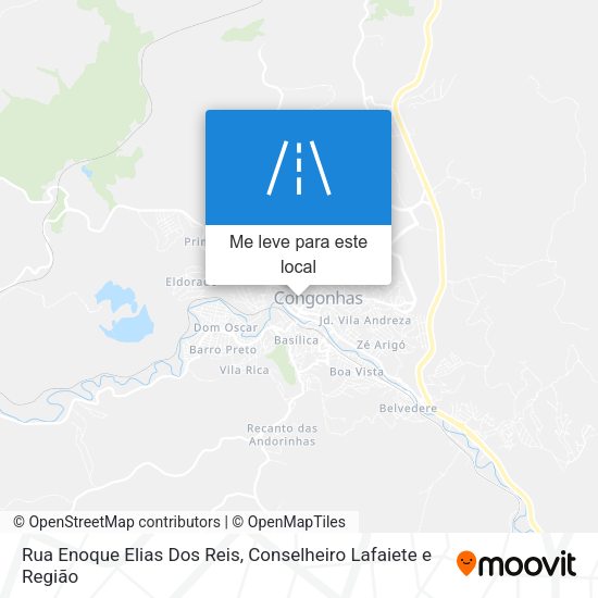 Rua Enoque Elias Dos Reis mapa