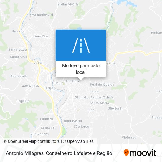 Antonio Milagres mapa
