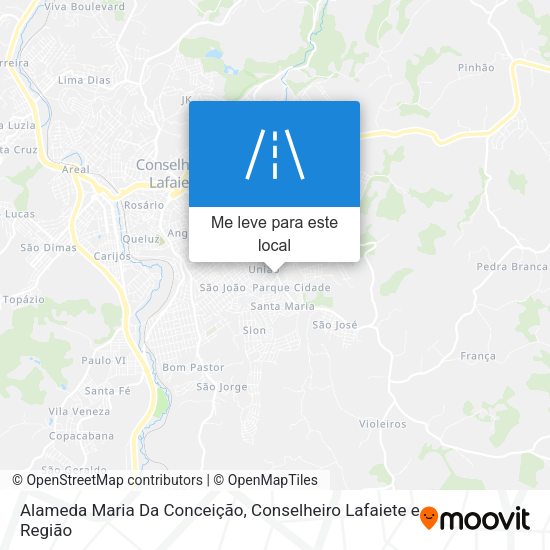 Alameda Maria Da Conceição mapa