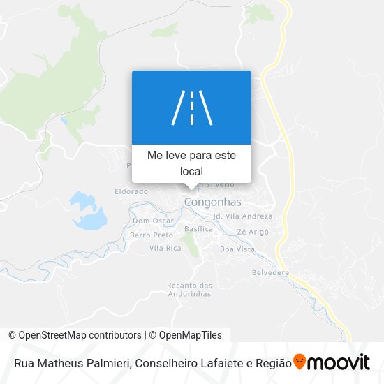 Rua Matheus Palmieri mapa