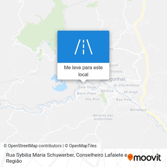 Rua Sybilia Maria Schuwerber mapa
