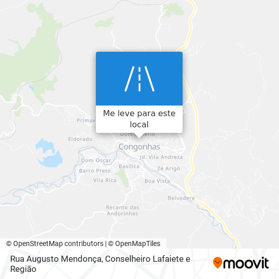Rua Augusto Mendonça mapa
