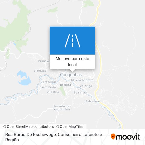 Rua Barão De Eschewege mapa