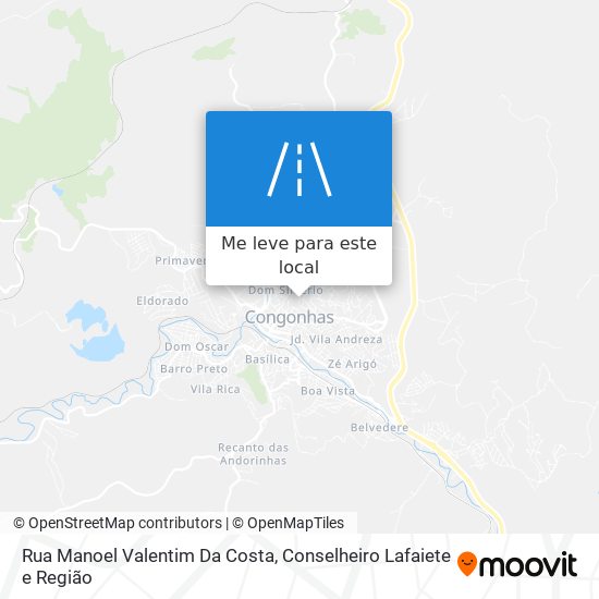 Rua Manoel Valentim Da Costa mapa