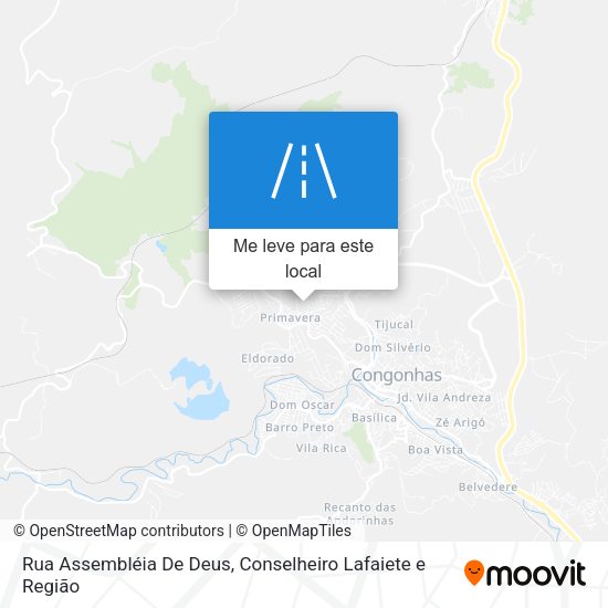 Rua Assembléia De Deus mapa