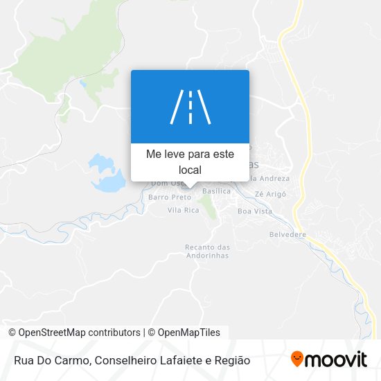 Rua Do Carmo mapa