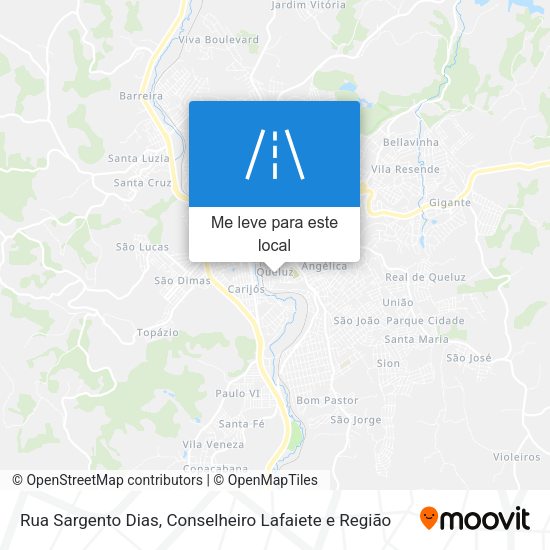 Rua Sargento Dias mapa