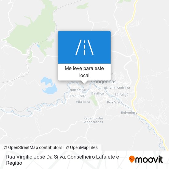 Rua Virgilio José Da Silva mapa