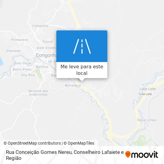 Rua Conceição Gomes Nereu mapa