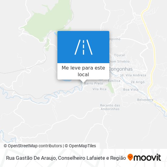 Rua Gastão De Araujo mapa