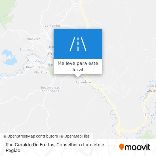 Rua Geraldo De Freitas mapa