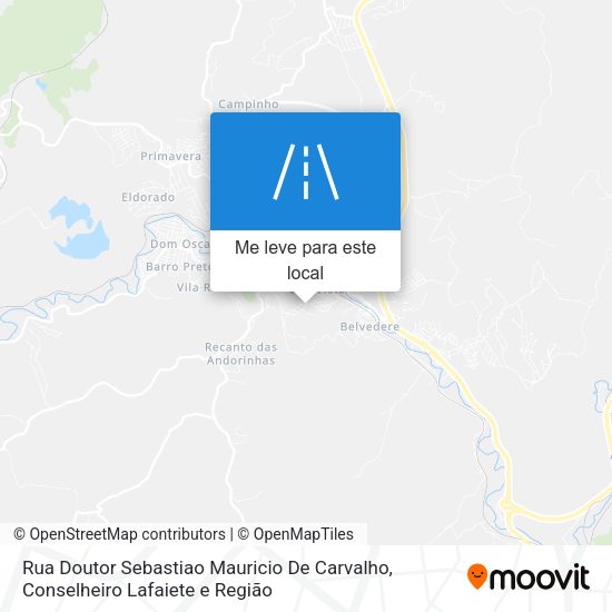 Rua Doutor Sebastiao Mauricio De Carvalho mapa