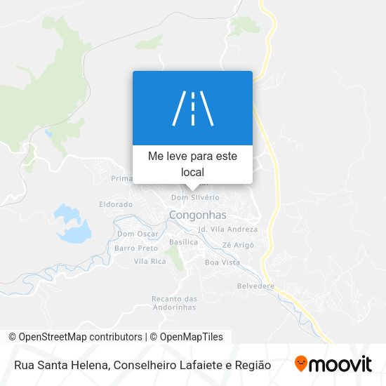 Rua Santa Helena mapa