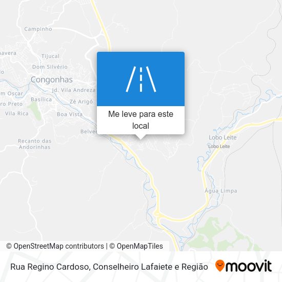 Rua Regino Cardoso mapa