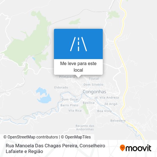 Rua Manoela Das Chagas Pereira mapa
