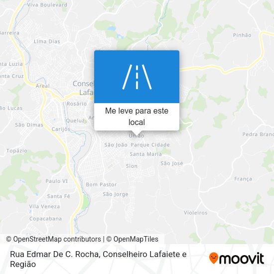Rua Edmar De C. Rocha mapa
