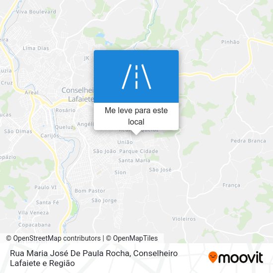 Rua Maria José De Paula Rocha mapa
