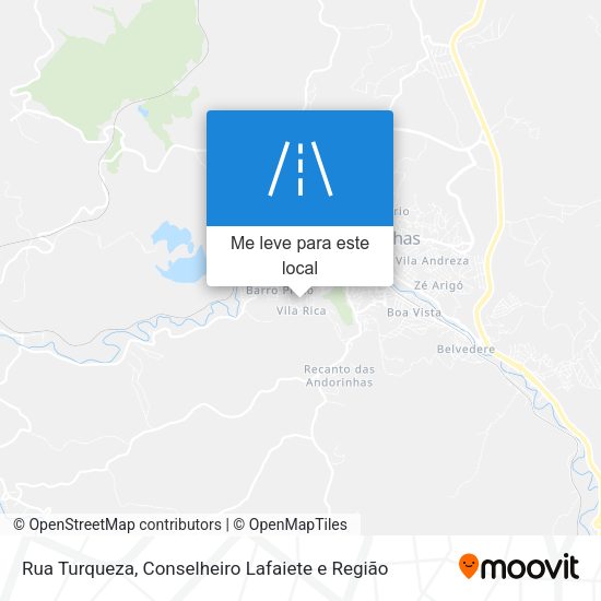 Rua Turqueza mapa
