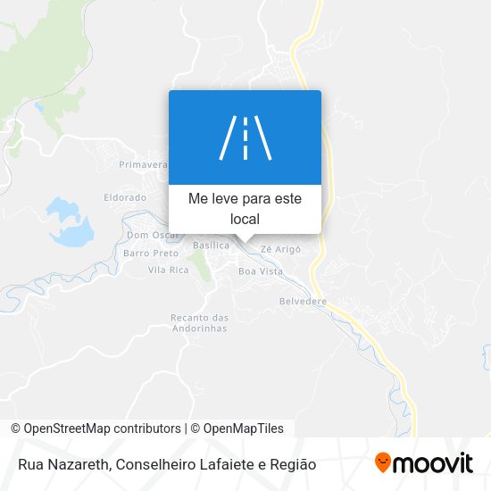 Rua Nazareth mapa