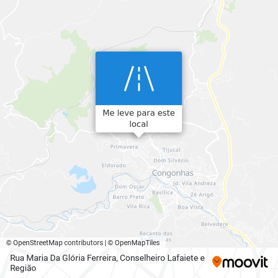 Rua Maria Da Glória Ferreira mapa