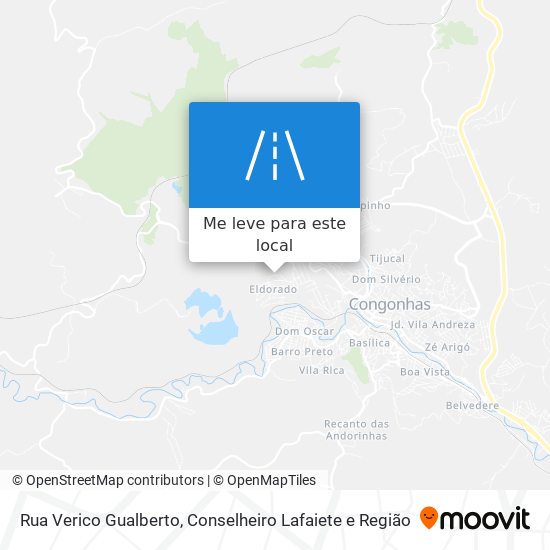 Rua Verico Gualberto mapa