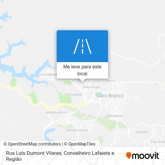 Rua Luís Dumont Vilares mapa