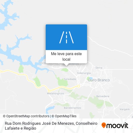 Rua Dom Rodrigues José De Menezes mapa