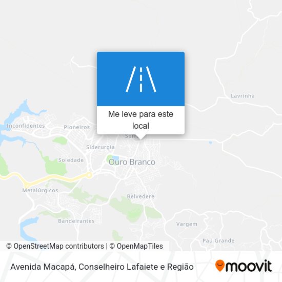 Avenida Macapá mapa