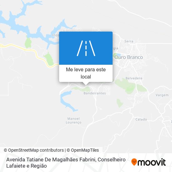 Avenida Tatiane De Magalhães Fabrini mapa