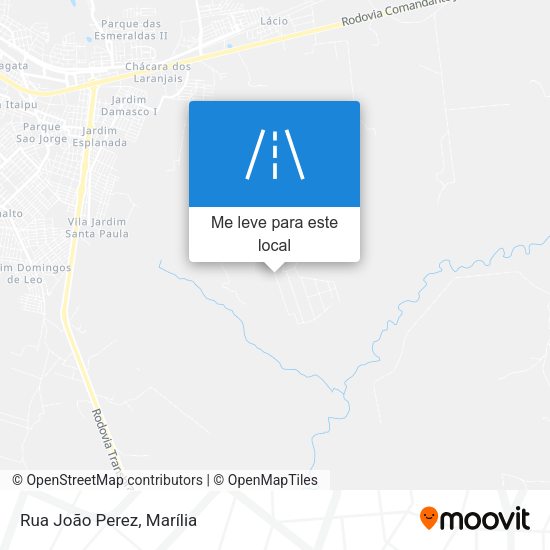 Rua João Perez mapa