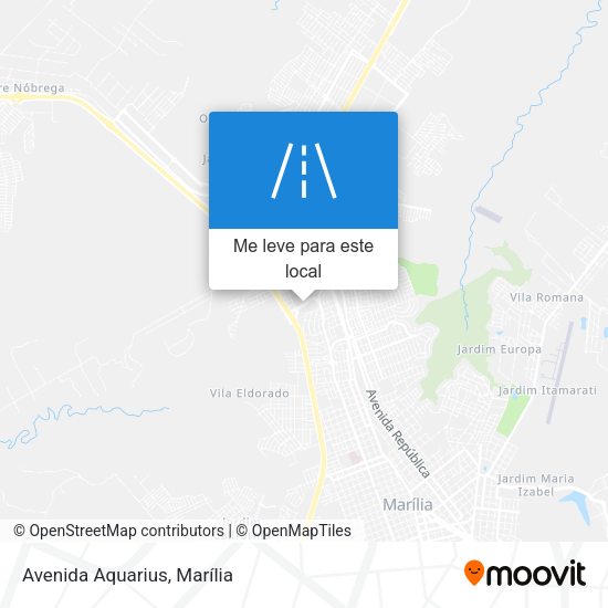 Avenida Aquarius mapa