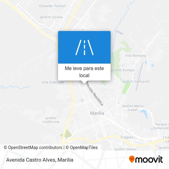 Avenida Castro Alves mapa