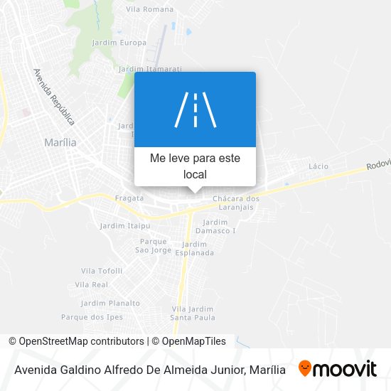 Avenida Galdino Alfredo De Almeida Junior mapa
