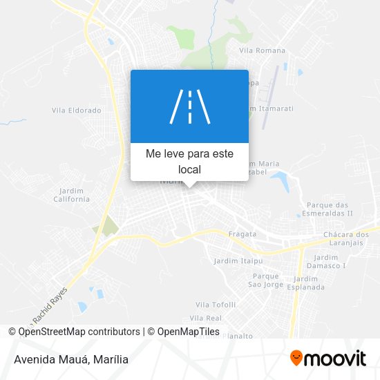Avenida Mauá mapa