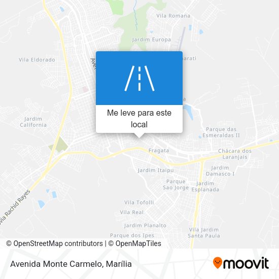 Avenida Monte Carmelo mapa