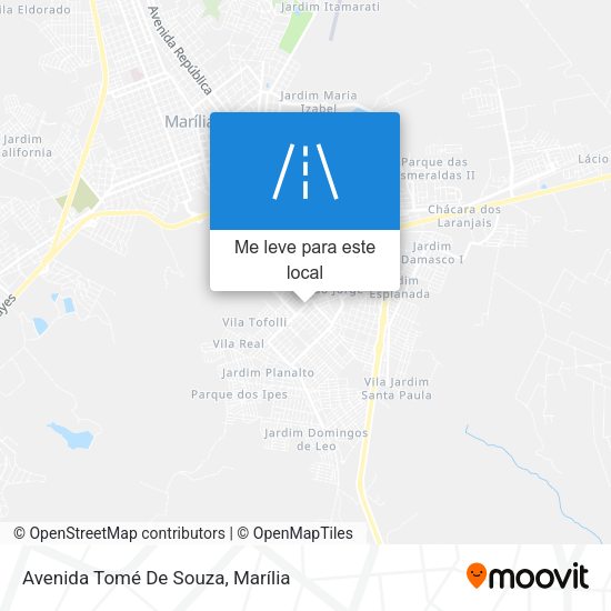 Avenida Tomé De Souza mapa