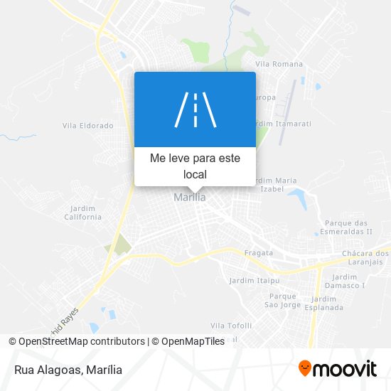 Rua Alagoas mapa