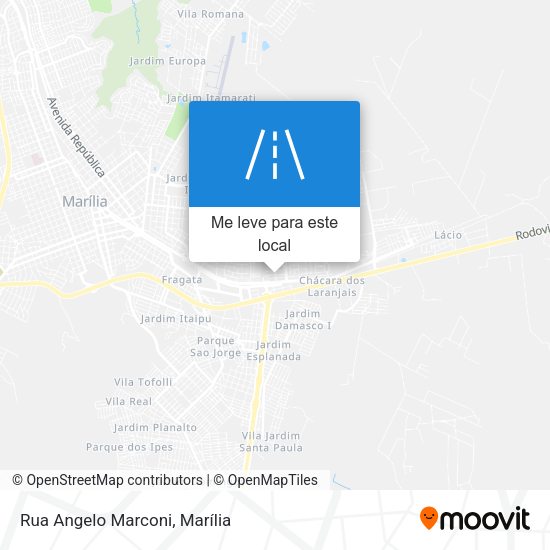 Rua Angelo Marconi mapa